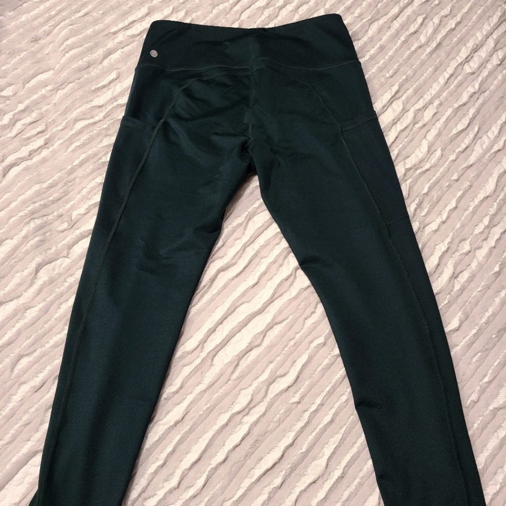 Zella leggings. Forest green. Size L.